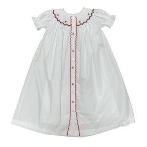 Little Threads Christmas Baby Gown